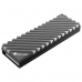 M.2 SSD NVMe Aluminum Heat Sink with Thermal Pad - Grey